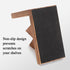 NIKKY HOME Heavy Duty Non Slip Rustic Woodland Mountain Wood Bookend Cute Bear Book Ends Book Stoppers for Cabin Decor