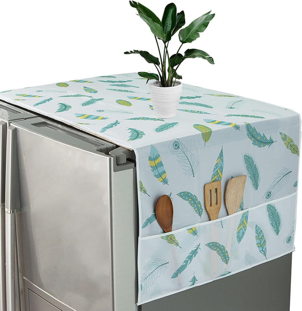 Multipurpose Refrigerator Dust Cloth, Waterproof Cover for Washing Machine, Oven, Dishwasher, Kitchen Appliances with