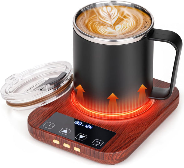 kaoer Mug Warmer, Cup Warmer for Desk with 15oz Coffee Mug, 36W Electric