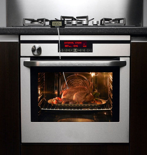 Digital Oven Thermometer, Heat Resistant up to 572°F/300°C, LCD Display