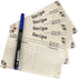 Recipe Cards 4x6 Double Sided, 40 Count Blank Recipe Cards with Gift Pen