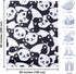 Cozy 60"x80") Panda Blanket Super Soft Blankets Black & White Pandas Stuff Pandabear Gifts for Girls Toddler Adults