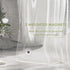 AmazerBath Shower Curtain Liner, 72x72 Clear Waterproof Plastic Shower Liner, Lightweight PEVA for Bathroom with 3