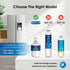 Waterdrop Plus DA29-00003G NSF Certified Refrigerator Water Filter, Replacement for Samsung DA29-00003G, 2 Filters