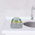 Silicone Kitchen Sink Tray Soap Dish Holder with Built-in Drain Lip, Large Countertop Organizer for Dish Soap/Sponge