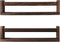 JORIKCHUO Nursery Book Shelves, Set of 2 Wood Floating Book Shelves for