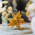 7 7 6 Inch Braxio Modern Style Indoor Home Decor - Resin Gold Multi-Angle Stars Abstract Geometric Sculpture for Living