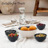 Wheat Straw Snack Bowls, 10oz Set of 8, Unbreakable Dessert Bowls for Kids, Microwave & Dishwasher Safe