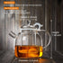 68OZ 2000ML, Glass Teapot, Large Glass Tea Pot With Infuser, Kettle For Stove Top, Tea Cup With Infuser For Loose Leaf