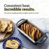 8.5 Inches Lodge Seasoned Cast Iron Loaf Pan - Pre-Seasoned Rectangular Cast Iron Bakeware- Even Browning Bread Pan