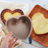BESTOYARD 6 Inch Heart Cake Pan, Stainless Steel Non-Stick Cheesecake Baking Mold with Removable Bottom for Weddings