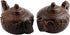 SUNYIK Teapot Statue Carved Figurine Decor, Home Guardian - Pack of 2