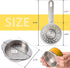 2 PCS Tuna Strainer for Can - Small Colander with Handle Stainless Steel Tuna Can Strainer Press for Kitchen