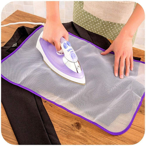 KUJOBUY Heat Resistant Ironing Cloth, Protective Insulation Pad for Home Ironing, Random Color (M)