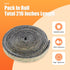 Self Adhesive Stove Window Glass Gasket Tape, 1" width 72" Length for Stove and Fireplace Window Glass
