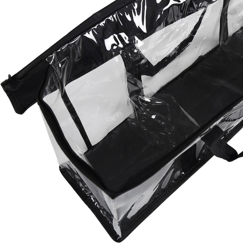 Fasmov Set of 4 DVD Storage Bags, Hold up to 160 DVDs, Water Resistant with Handles