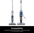 2-Pack 3-in-1 WDB1F2 Shark HydroVac Antimicrobial Brushroll* & Filter Bundle, Compatible with All Hydrovac
