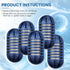 isinlive 12-Pack Demineralization Cartridge for HoMedics Ultrasonic Humidifiers, Filters Mineral Deposits