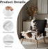 Generic Armless Armless Armless Stretch Chair Slipcovers Cow Print Accent Chair Covers Removable Non-Slip Couch Cover