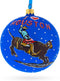 I Love Houston, Texas Glass Ball Christmas Ornament - 4 Inches