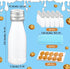 20 300 Yungyan Pcs Plastic Cookies Milk Bottles with Straws and Lids Small Clear Milk Jar with Lids Mini Juice Bottles