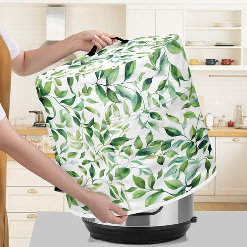 Fresh Green Leaves Pot Covers - Instant Pot Accessories, Dust Cover for Kitchen Appliances