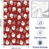 Qilerongrong Set 2 18 26 Inch Christmas Kitchen Dish Towel Santa Claus, Xmas Tree Snowflake Red Decorative Dishcloth