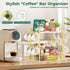 2 Countertop 12 EsLuker.ly Coffee Mug Cup Holder Tree Bar Station Organizer, Tier Mug Stand Rack for Kitchen, Storage
