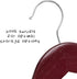 Honey-Can-Do 24-Pack No Slip Wooden Coat Hangers, Cherry Wood