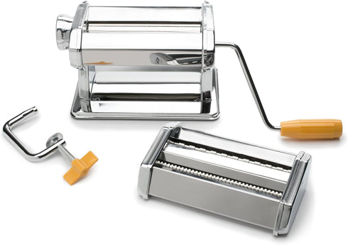 57666 8 14 6.5 inches Fox Run Pasta Maker Machine/Roller, Stainless Steel x x