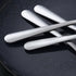 Unokit 36-Piece Silverware Set, 6.7 inch Stainless Steel Dinner Spoons, Dessert Spoon, Tablespoon, Mirror Polished,