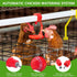 KISEER 30-Pack Poultry Nipple Waterer for Chickens and Ducks - Screw Style