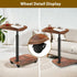 360 (15.8"x 11.8"x 33", Sofa TV Tray Table for Couch, Swivel Height Adjustable TV Trays for Eating on Couch, Side Table