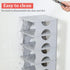 6-Tier Shoe Rack, Stackable Storage Organizer for Bedroom Entry, Adjustable Rack, Shoe Slots Shelf, Easy Tower Rack