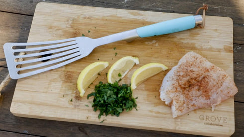 14.5'' Toadfish Ultimate Nonstick Fish Spatula, Stainless Steel Metal Spatula, Slotted Turner Perfect for Cooking