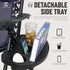 300LB CAPHAUS Blue Zero Gravity Chair, Recliner, Lounge Chair, Folding Chair with Side Tray, Metal, Textilene Fabric