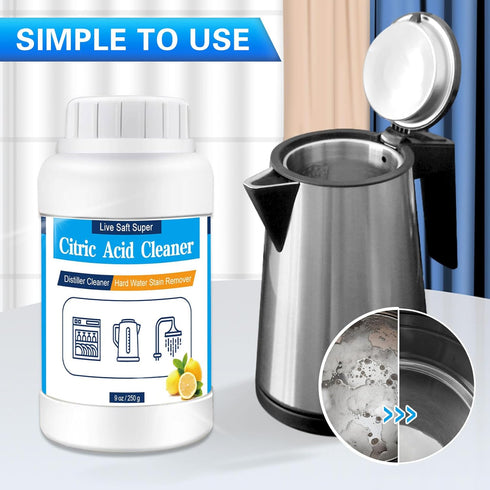 Distiller Descaler Citric Acid Cleaner - 1 Lb Bulk Citric Acid Powder for Hard Water Stain Removal, Electric Kettle