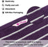 6 Set- 600 2 2 2 CASA COPENHAGEN Ecstatic Pieces Towel Dark Purple, GSM Bath Towel Hand Towel Washcloth, Designed