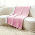 60 70 inches, Genteele Sherpa Throw Blanket Super Soft Reversible Ultra Luxurious Plush Blanket, x Pink/White