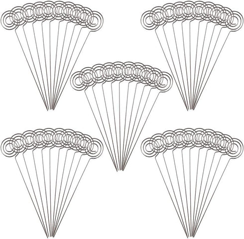 50 Pcs 6" Stand Card Holders for Wedding Party Table Number Name Sign Memo Holder Clay Cake Accessories