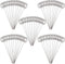 50 Pcs 6" Stand Card Holders for Wedding Party Table Number Name Sign Memo Holder Clay Cake Accessories