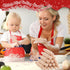 FFNIU 45Pcs Wooden Mini Rolling Pin Long Kitchen Baking Small Dough Rolling Pin for Children Fondant Pastry Pizza