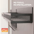 4 1 (3.94" 12.2" 3.15") Houseify SPICE FLOAT Magnetic Spice Organizer Racks - Premium Metal Racks + Hanging Hook Bar