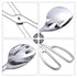 2-PACK Serving Tongs for Buffet, Stainless Steel Food Serving Tongs with Scissor Handles, Kitchen Utensil