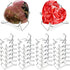 (24 PCS) Acrylic Rock Display Stands, Clear Easel Stands for Crystal, Geodes, Mineral, Agate, Small Collectibles