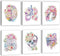 CHDITB Medical Anatomical Art Set 6(8x10) Vintage Gothic Human Anatomy Poster, Biology
