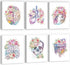 CHDITB Medical Anatomical Art Set 6(8x10) Vintage Gothic Human Anatomy Poster, Biology
