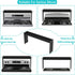 NKM 32.5inch counter bamboo spice rack,stove top shelf,over the stove shelf for back of stove,kitchen shelf for spice