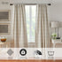 52" 84", 1 Elrene Home Fashions Brighton Windowpane Plaid Blackout Window Curtain, Living Room and Bedroom Drape