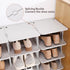 Closet Closet, HAIXIN Shoe Rack for - Stackable Shoe Organizer for Space-Saving Narrow Shoe Rack for Front Door